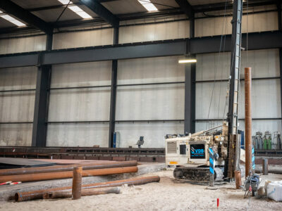28 Buispalen voor funderingsproject in Moerdijk