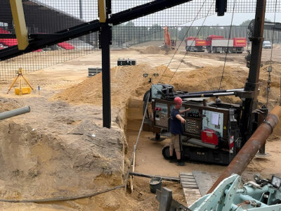 Stalen buizen Ø 273,0 x 8,00 millimeter voor scoreborden stadion in Helmond