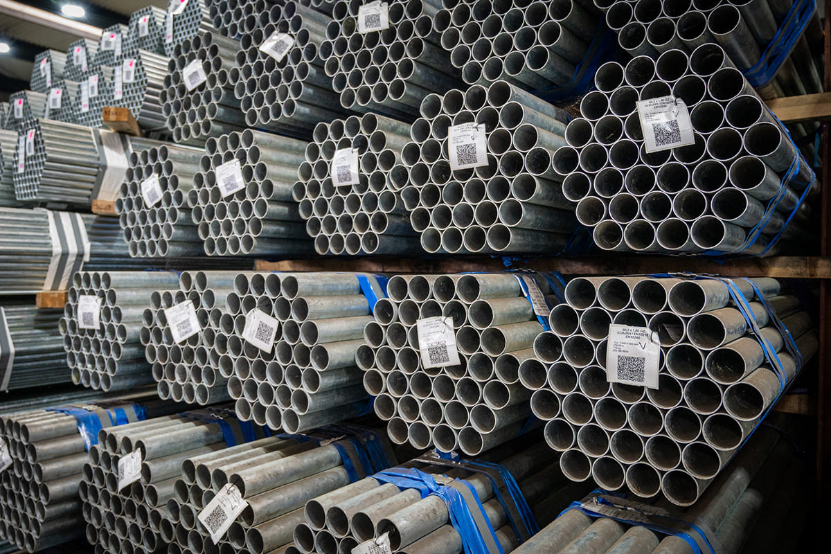 Bundels verzinkte buizen Ø 60,3 x 1,80 millimeter