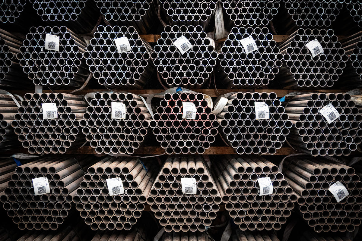 Vooraanzicht - Stalen buizen Ø 48,3 x 3,25 millimeter