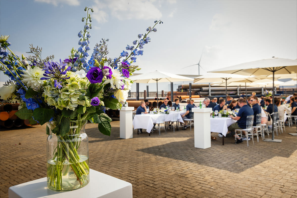 Bloemen - 35 jarig jubileum bij Solines BV