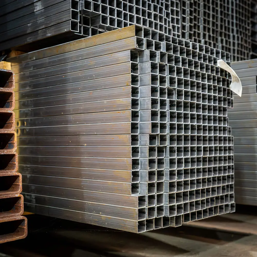 Bundel vierkante buizen - 25 x 25 x 1 millimeter